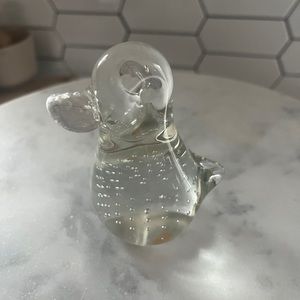 Glass‎ Duck Paperweight